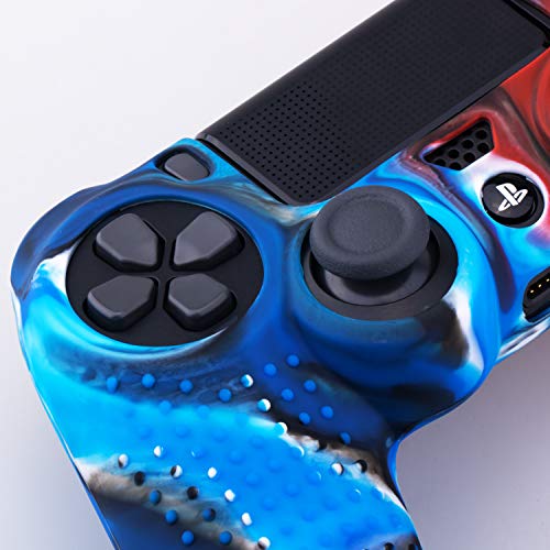 Sony PS4 Controller Cover with Thumb Grips Set