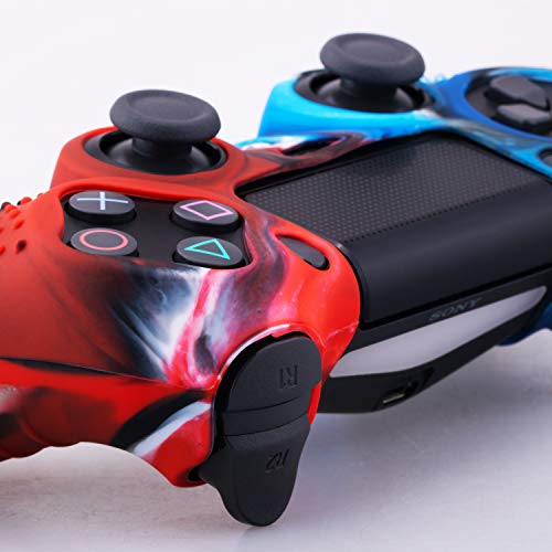 Sony PS4 Controller Cover with Thumb Grips Set