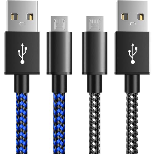 6amLifestyle 2 Pack 10ft PS4 Controller Charger Cable