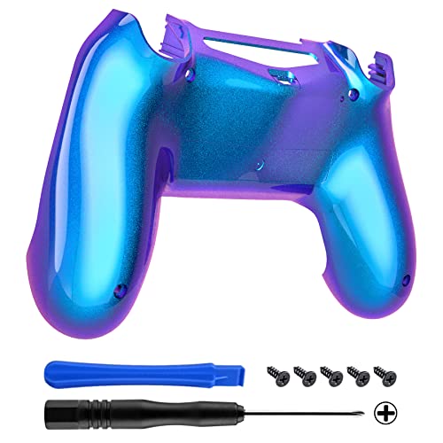 Chameleon Purple Blue PS4 Controller Back Shell Cover