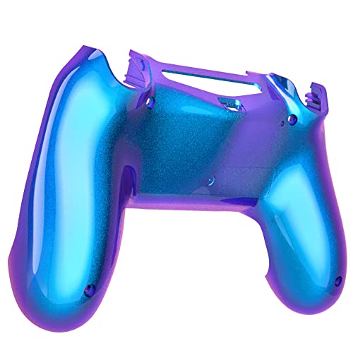 Chameleon Purple Blue PS4 Controller Back Shell Cover