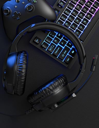 ZIUMIER Gaming Headset with Microphone for PS4 PS5