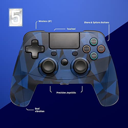 Snakebyte Wireless Gamepad Controller for PS4 - Lag-Free