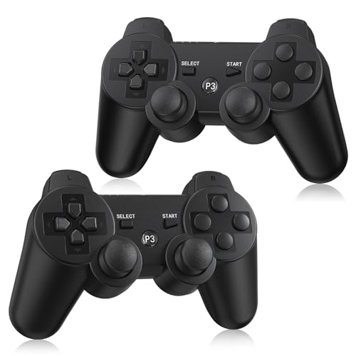 PS3 Controller Wireless 2 Pack, 2 Charging Cables