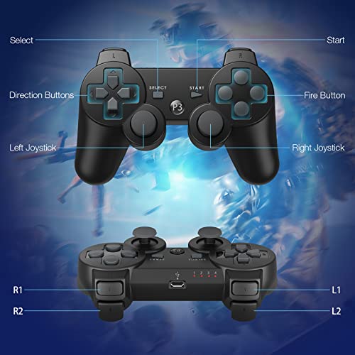 Powerextra Wireless PS-3 Controller for High Performance Gaming