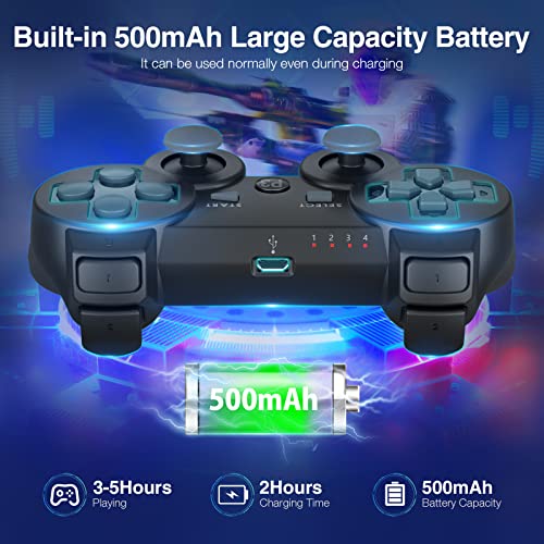 Powerextra Wireless PS-3 Controller for High Performance Gaming