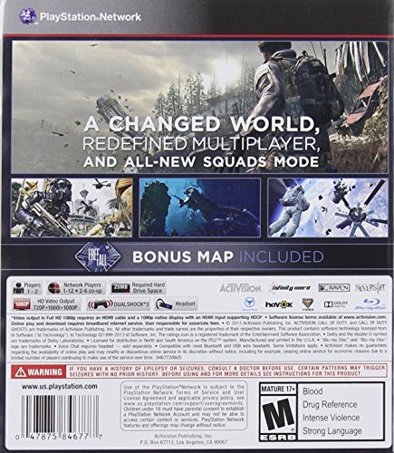 Call of Duty: Ghosts - PS3 Game