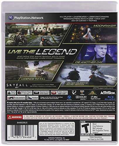 007 Legends for Playstation 3 - Action Packed Fun