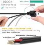 2 Pack 10ft Charging Cables for PS4 & Xbox