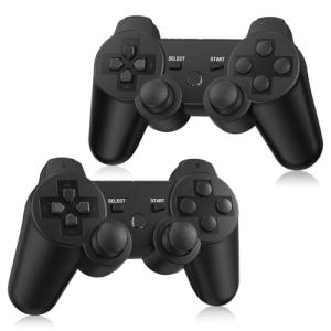PS3 Controller Wireless 2 Pack, 2 Charging Cables