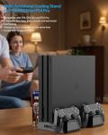 PS4 Vertical Stand - Cooling Fan Charger Station