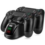 Black PS4 Controller Charging Station with USB Port
