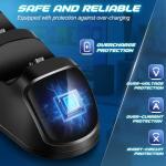 Black PS4 Controller Charging Station with USB Port