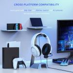 BINNUNE Gaming Headset with Mic for PS5 Xbox Series S|X PS4 Xbox One PC Switch