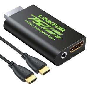 LiNKFOR PS2 to HDMI Converter with 3.5mm Audio
