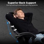 High Back N-GEN Gaming Chair with Footrest