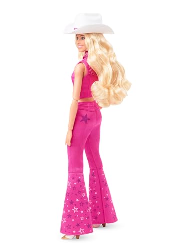 Barbie Margot Robbie Movie Doll in Pink Western Outfit