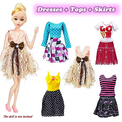 20 Pcs Barbie Doll Clothes and Accessories