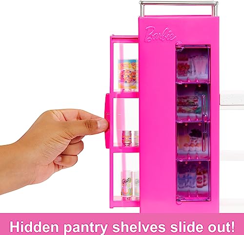 Barbie Doll Kitchen Add-On with 25+ Pieces