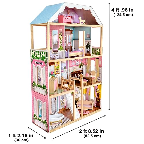 Classic Barbie Dollhouse with Easy Assembly, Accessories