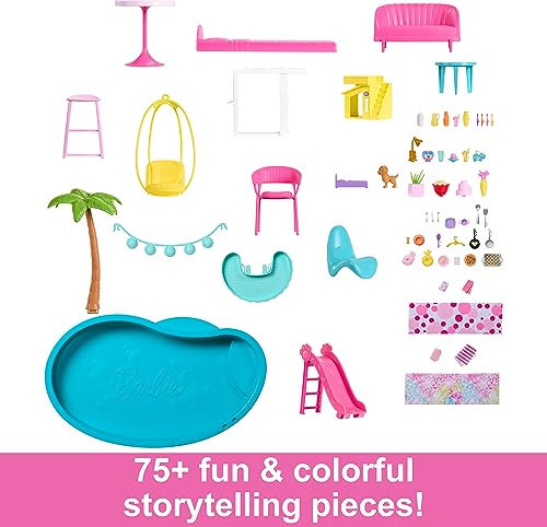 Barbie Dreamhouse 2023: Ultimate Pool Party Playset