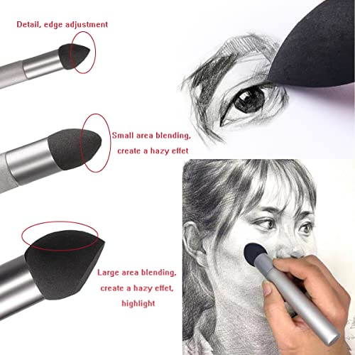 Artist Blending Sponge Set for Sketching