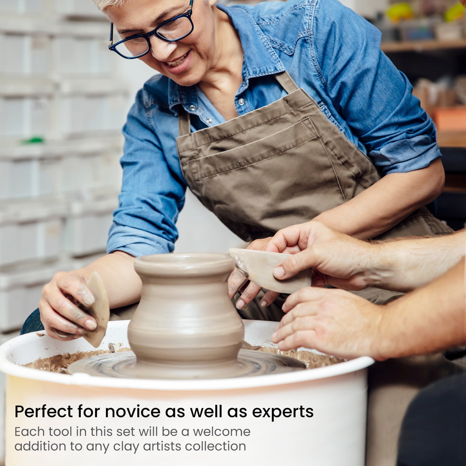 Arteza Set of 42 Pottery Tools for Sculpting