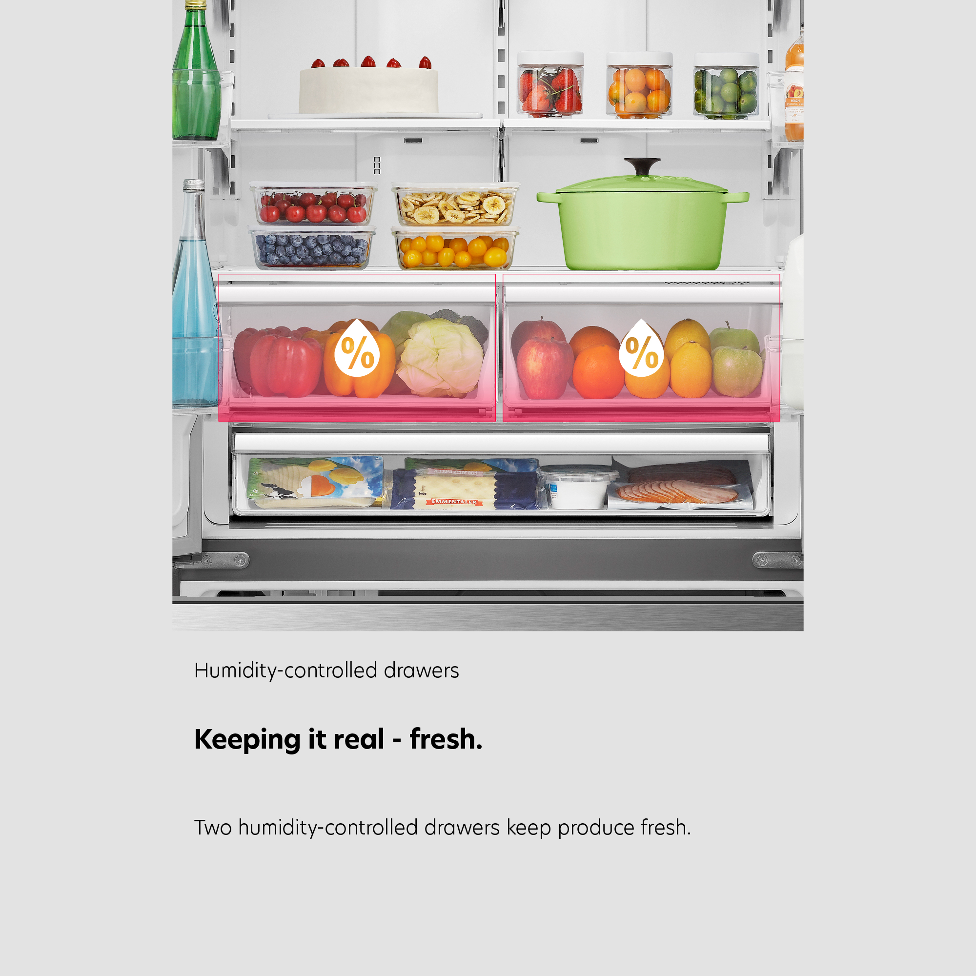 Mora French Door Refrigerator Silver MRF206N6BSE