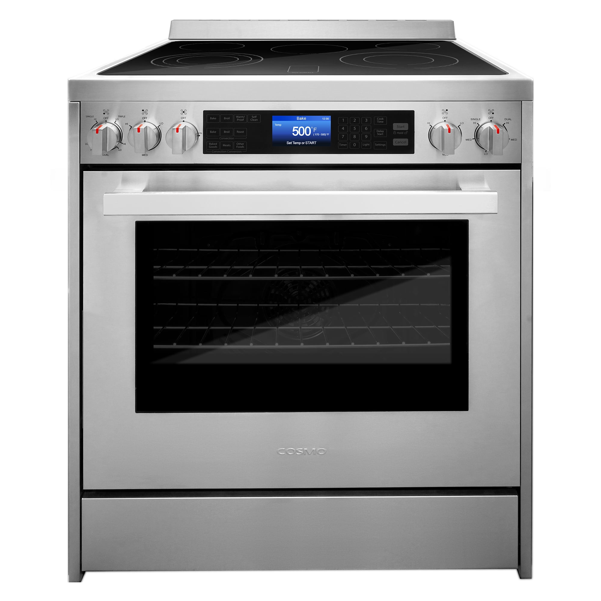 Cosmo 30" Commercial Electric Range with Convection Oven
