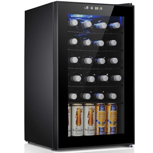 24-Bottle Wine and Beverage Mini Fridge