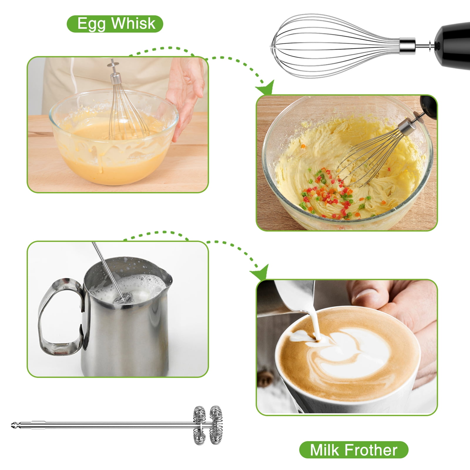 Vavsea 12-Speed Handheld Blender with Accessories