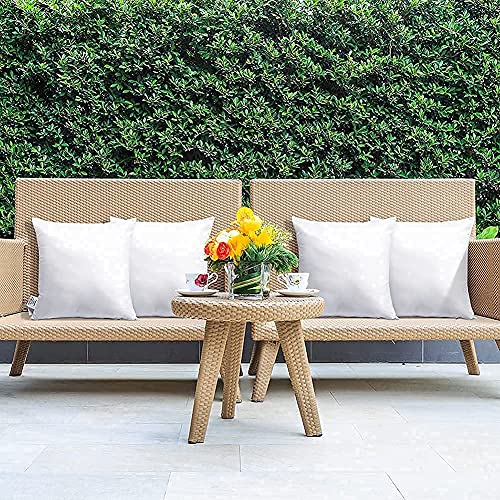 OTOSTAR Premium Outdoor Waterproof Throw Pillow Inserts - Set of 4