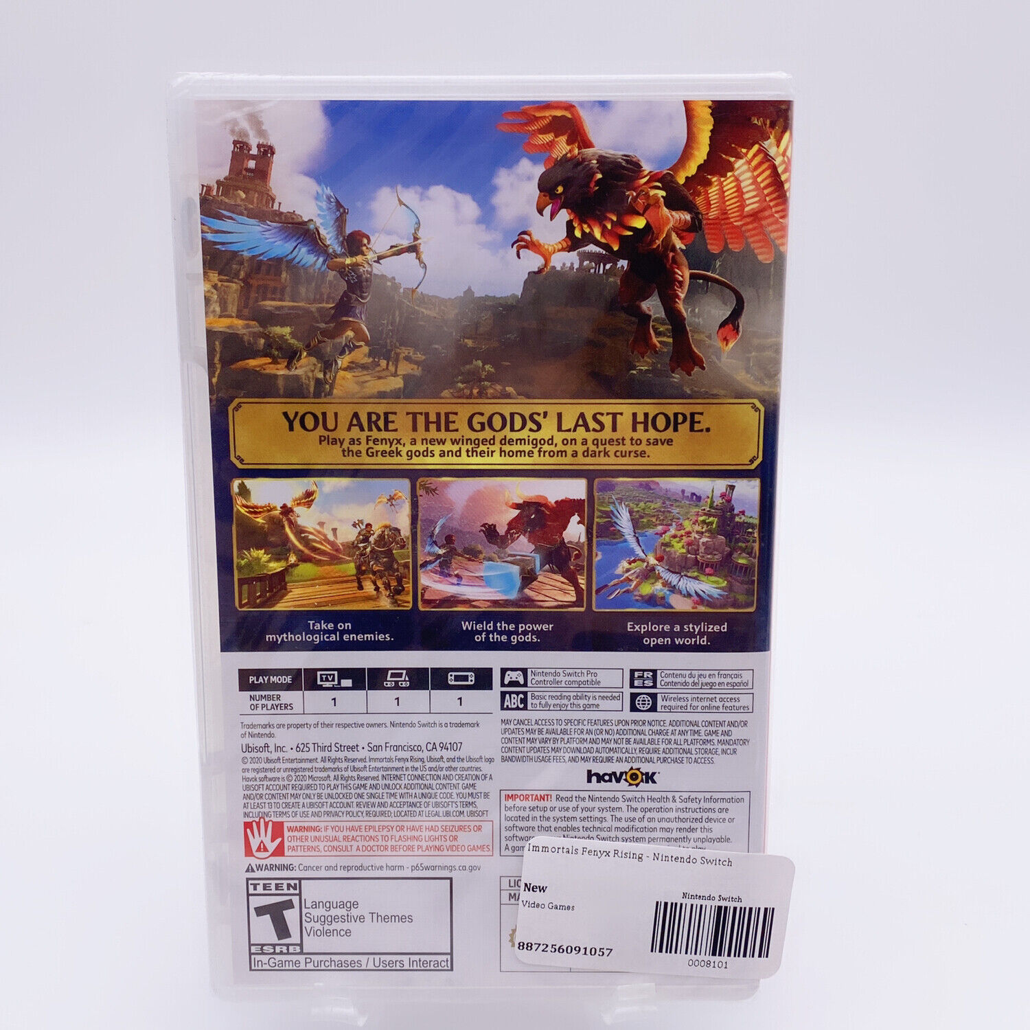 Ubisoft Immortals Fenyx Rising (Nintendo Switch)