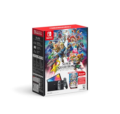 Switch OLED: Super Smash Bros. Ultimate Bundle (+3 Mo. NSO)