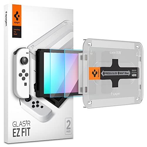 Nintendo Switch OLED - Spigen Tempered Glass Screen Protector