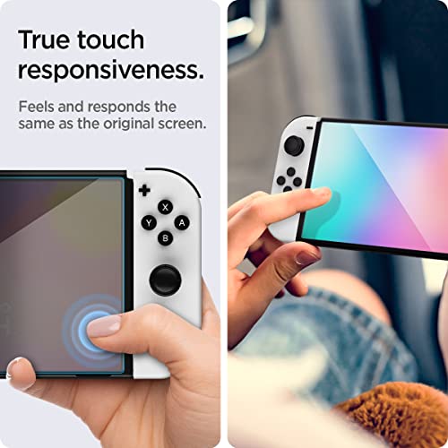 Nintendo Switch OLED - Spigen Tempered Glass Screen Protector