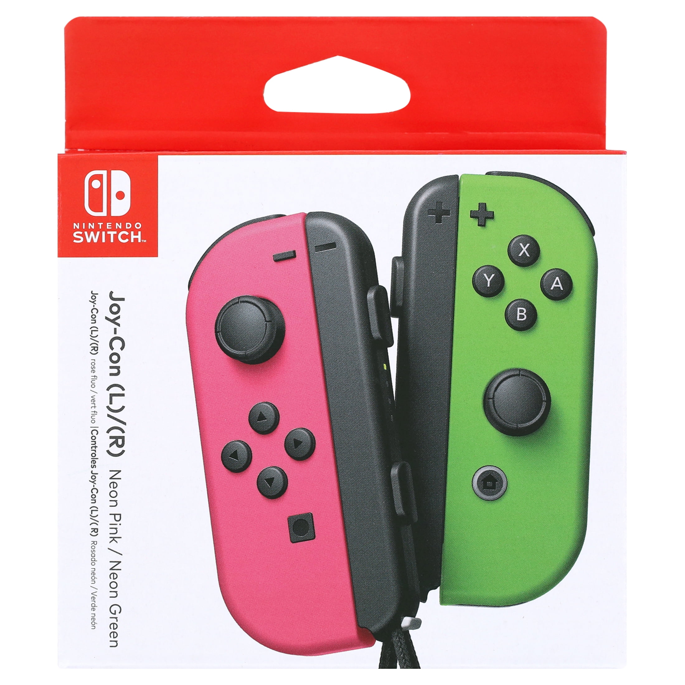 Neon Pink/Green Nintendo Switch Joy-Con - L/R