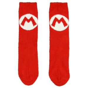 Super Mario Cozy Mario Logo Crew Socks