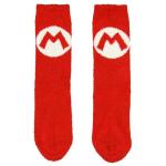Super Mario Cozy Mario Logo Crew Socks