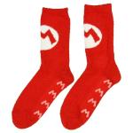 Super Mario Cozy Mario Logo Crew Socks