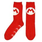 Super Mario Cozy Mario Logo Crew Socks