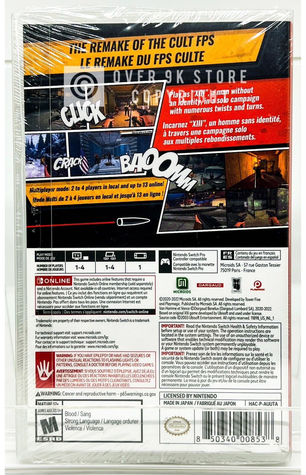 XIII for Nintendo Switch - Factory Sealed