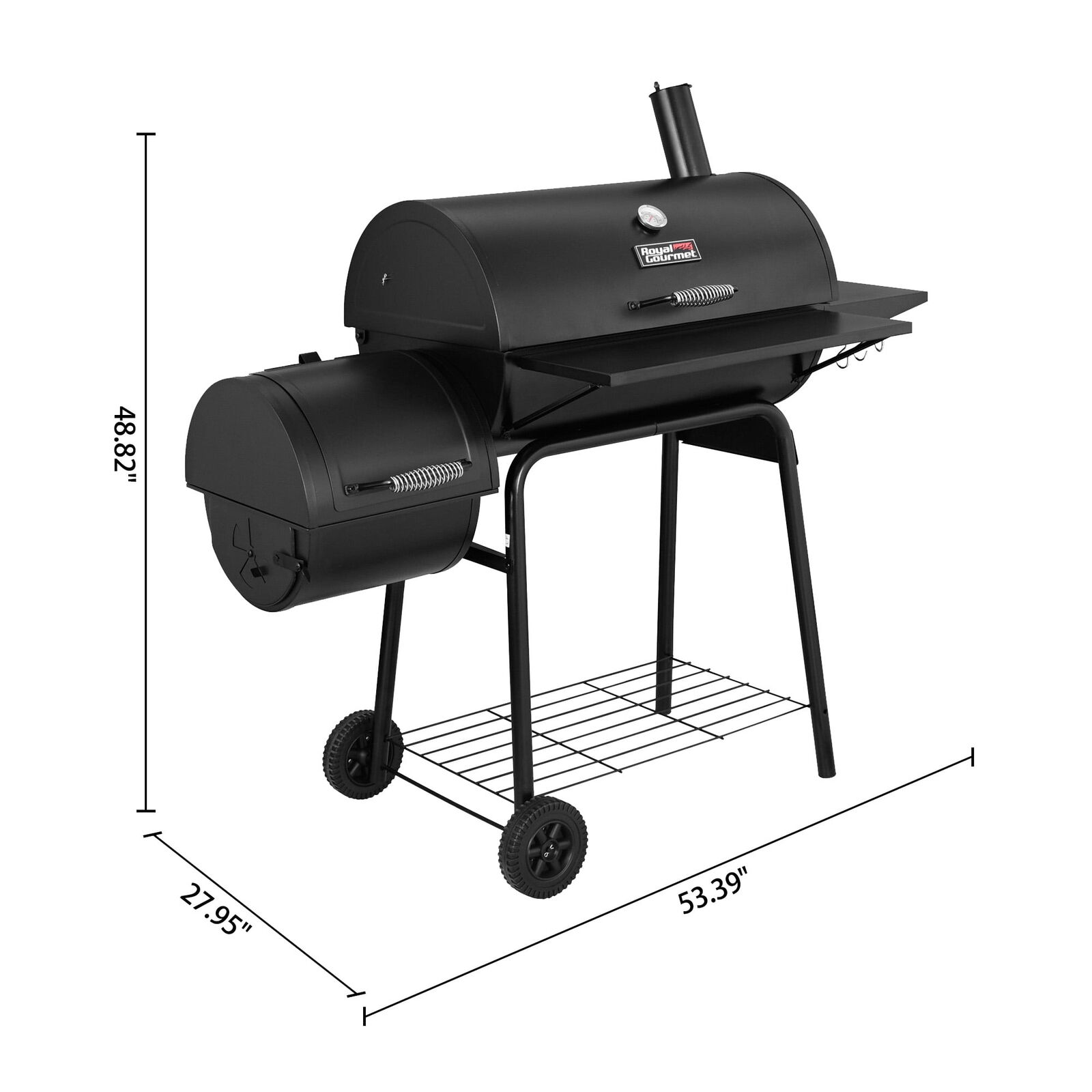 30" Royal Gourmet Charcoal Grill and Smoker