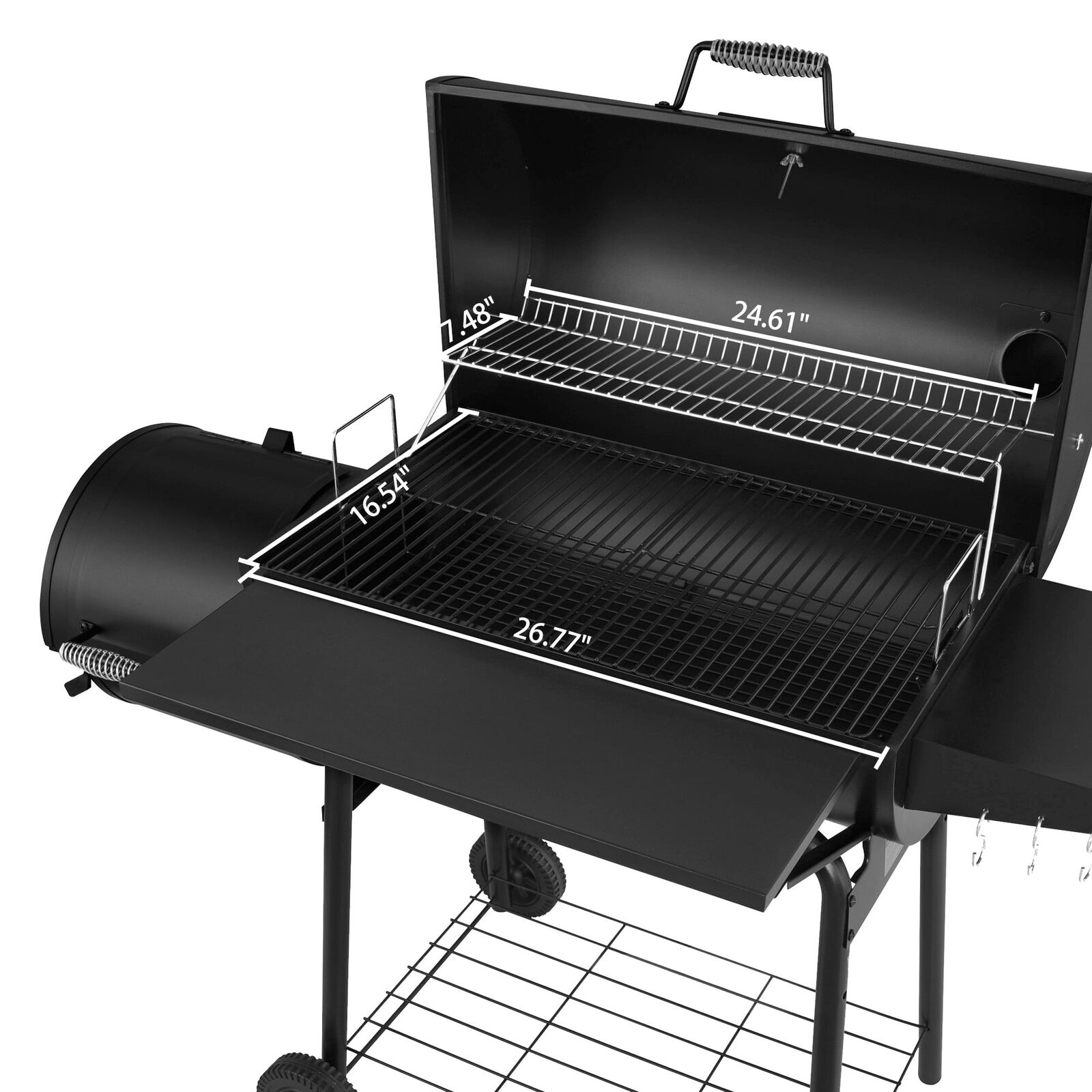 30" Royal Gourmet Charcoal Grill and Smoker