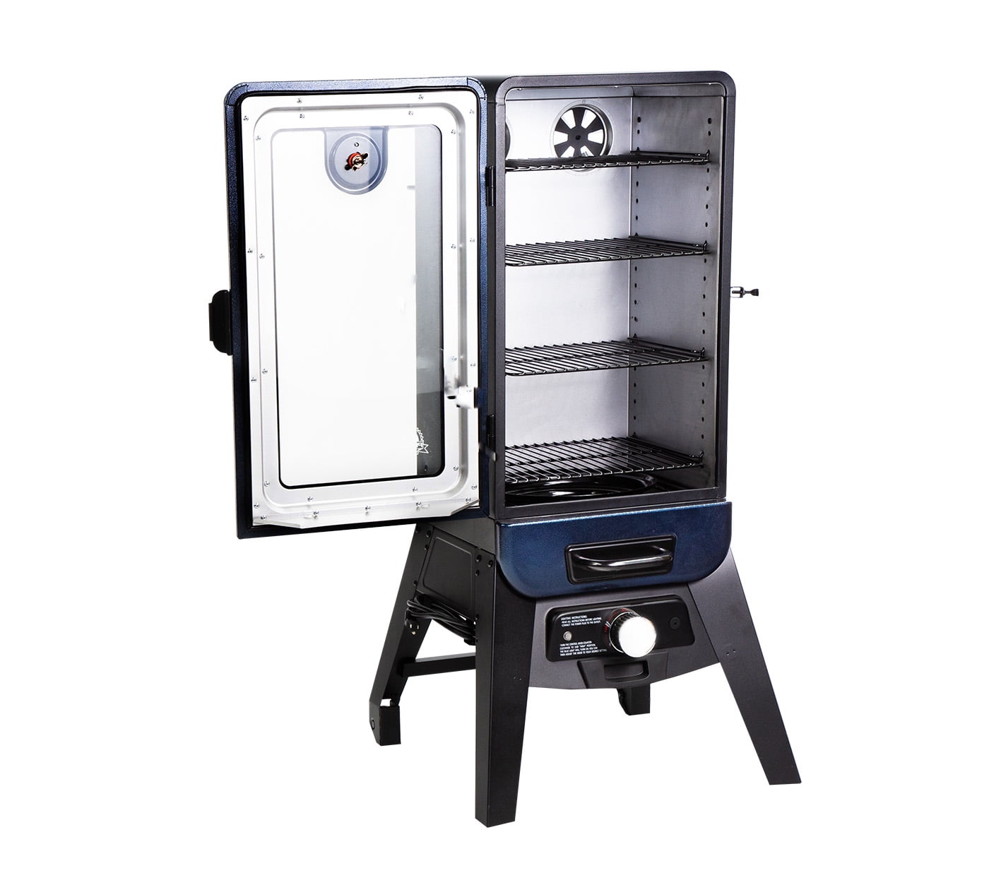 Pit Boss 3-Series Vertical Smoker - Blue Hammertone