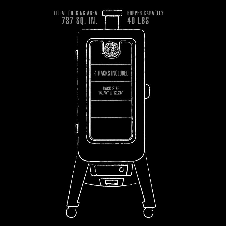 Pit Boss Copperhead 3 Vertical Pellet Smoker