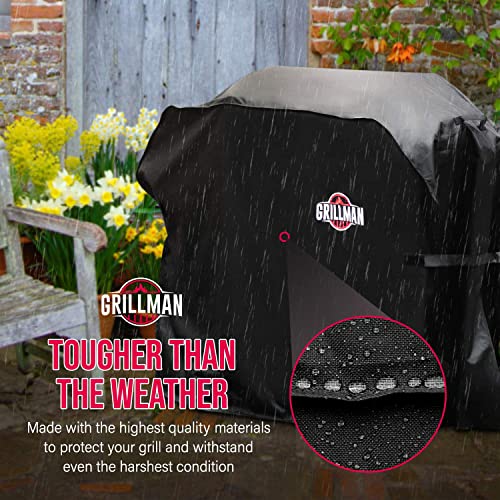 Grillman Premium Outdoor BBQ Grill Cover, Rip-Proof - Large