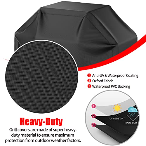 Waterproof BBQ Grill Cover for Various Grills, 58