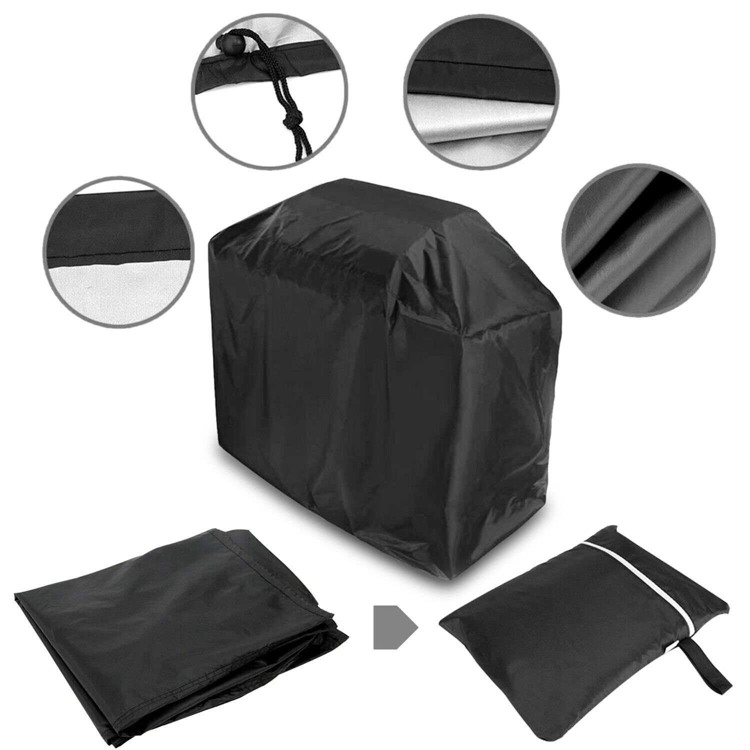 Waterproof Heavy Duty BBQ Grill Cover - 57 Inch