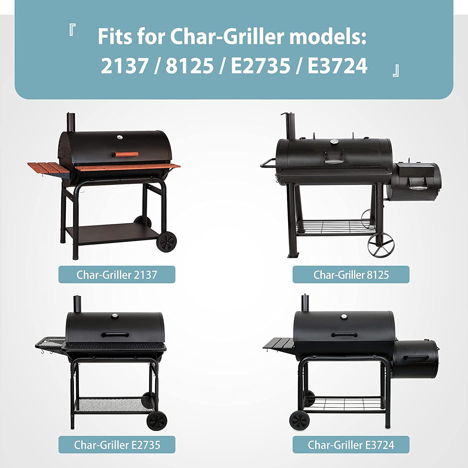 Durable Waterproof Smoker Cover for Char-Griller 2137